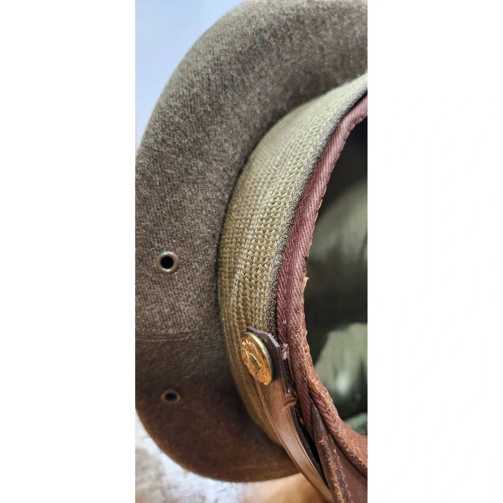 Vintage WW2 era US Army Wool Visor Cap 6 7/8 Very Good Condition